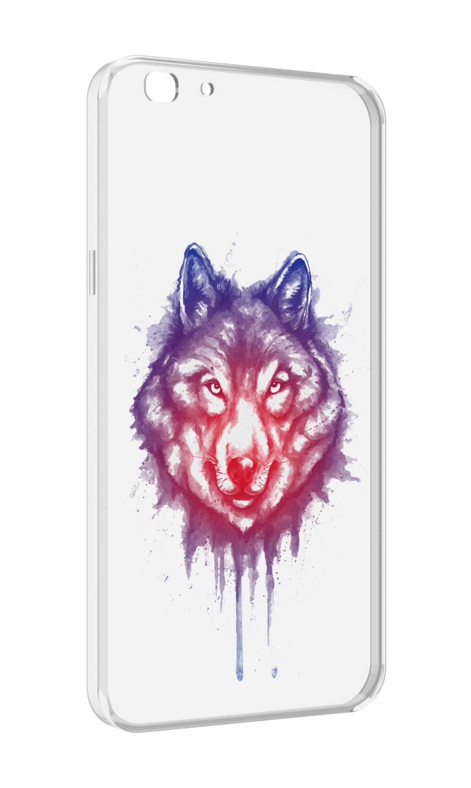 

Чехол MyPads пушистый волк для Oppo A77/F3 (2017 год), Прозрачный, Tocco