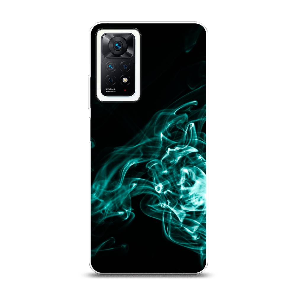 

Чехол на Xiaomi Redmi Note 11 Pro Plus 5G "Дым", Голубой;черный, 312150-3