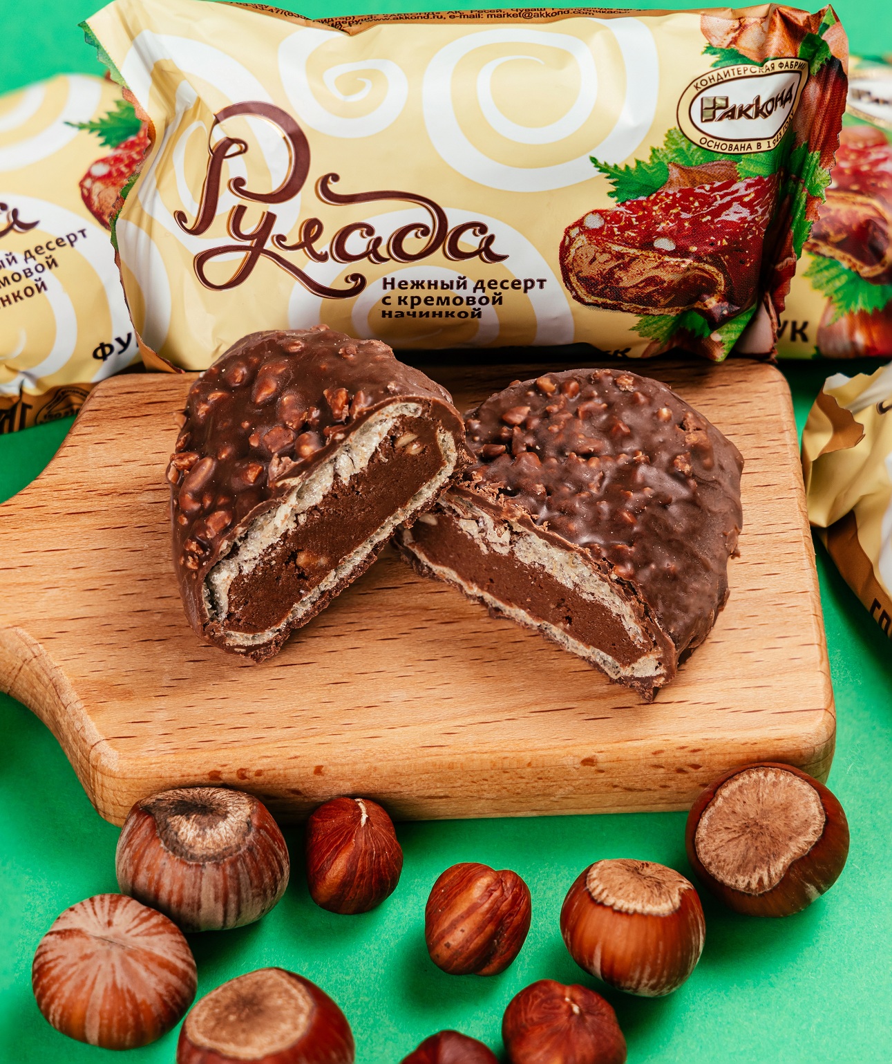 

Конфеты Акконд Рулада Фундук, 500 г