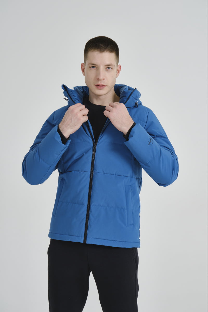 Пуховик мужской Anta 852341918N KT AEROGEL LINING/A-RAIN RESISTANT 46 RU синий