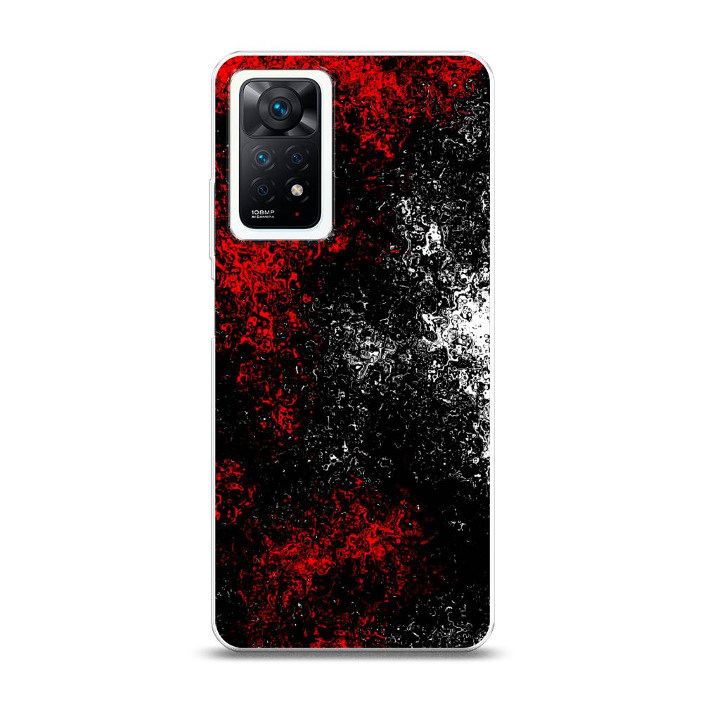 

Чехол на Xiaomi Redmi Note 11 Pro Plus 5G "Монотипия", Красный;черный;белый, 312150-3