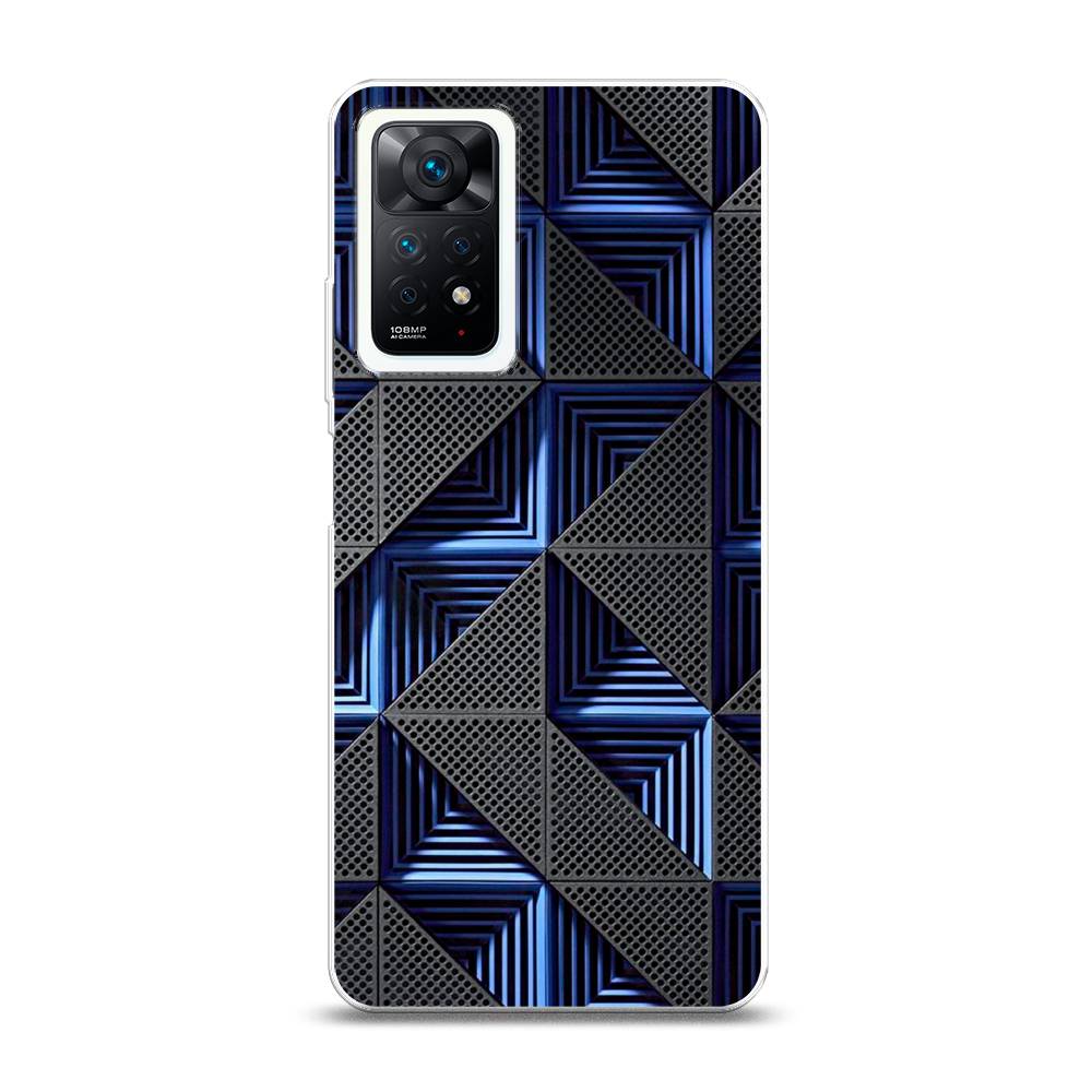 

Чехол на Xiaomi Redmi Note 11 Pro Plus 5G "IBM", Серый;синий, 312150-3