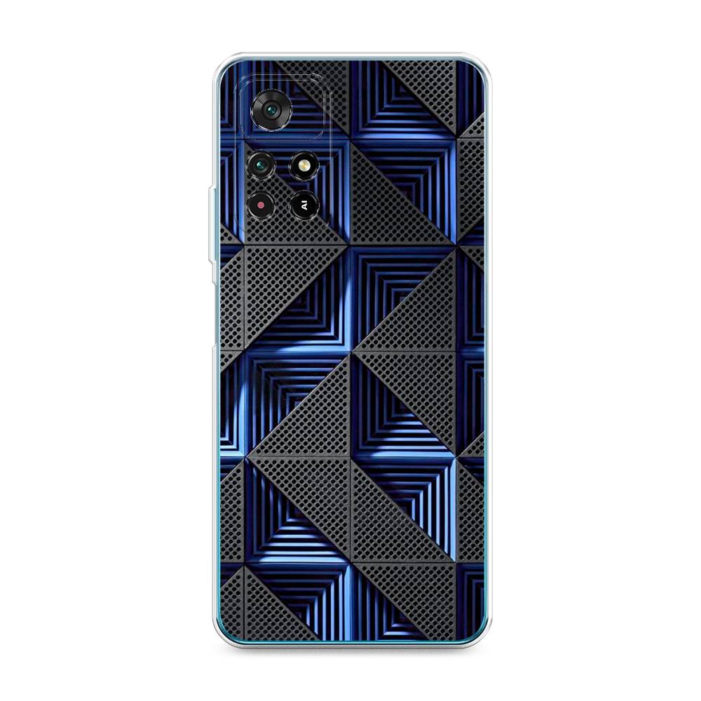 

Чехол на Xiaomi Poco M4 Pro 5G/Redmi Note 11S 5G "IBM", Серый;синий, 311850-3