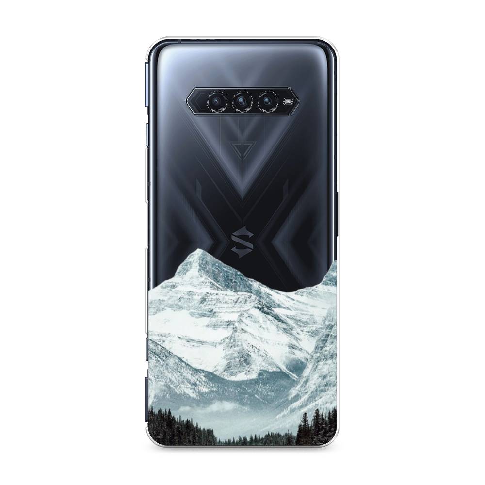 

Чехол на Xiaomi Black Shark 4"Горы арт 1", Белый;зеленый, 311150-2