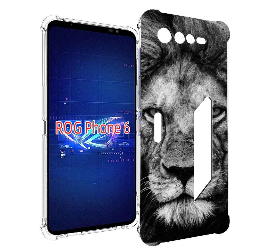

Чехол MyPads смуглый лев мужской для Asus ROG Phone 6, Прозрачный, Tocco