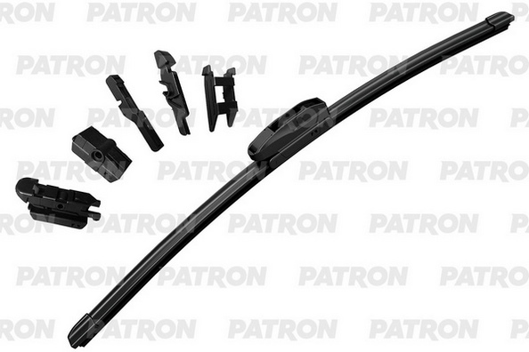 

PATRON PWB430-FQ Щетка стеклоочистителя 43см плоская универсальная + 6 адаптеров