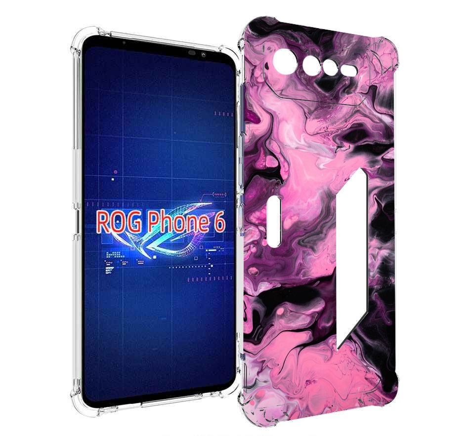 

Чехол MyPads смешивание-фиолетового для Asus ROG Phone 6, Прозрачный, Tocco