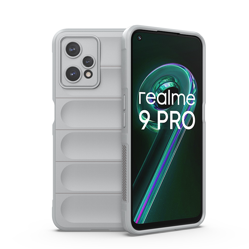 

Чехол Flexible Case для Realme 9 Pro+ (светло-серый)