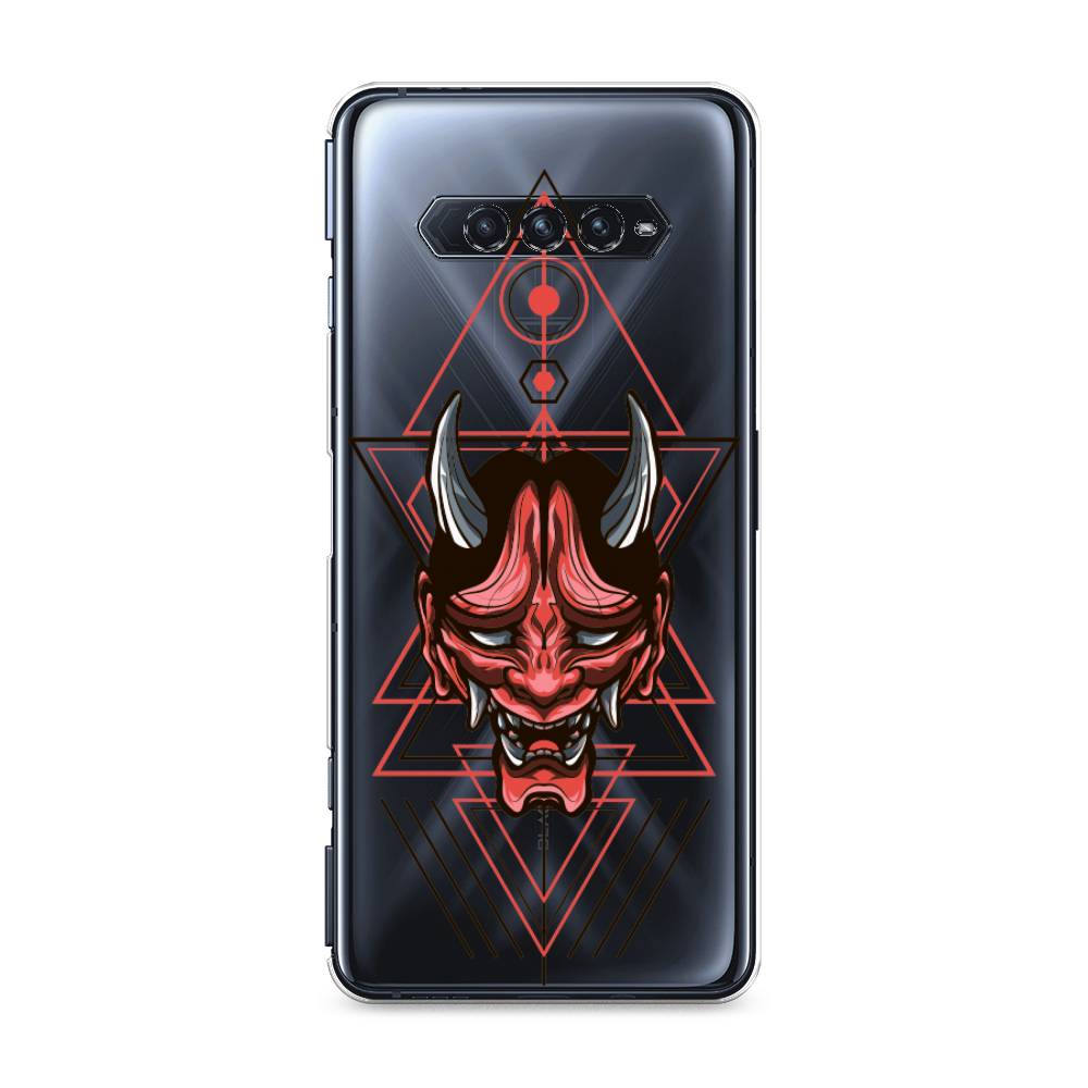 

Чехол на Xiaomi Black Shark 4"Hanya Oni mask", Серый;красный;черный, 311150-4