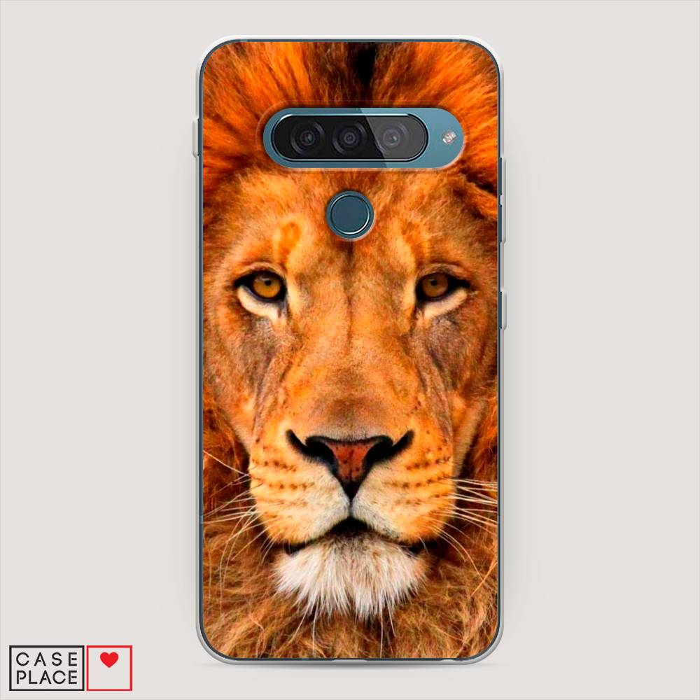 

Чехол для LG G8s ThinQ "Благородный лев", Оранжевый, 84050-1