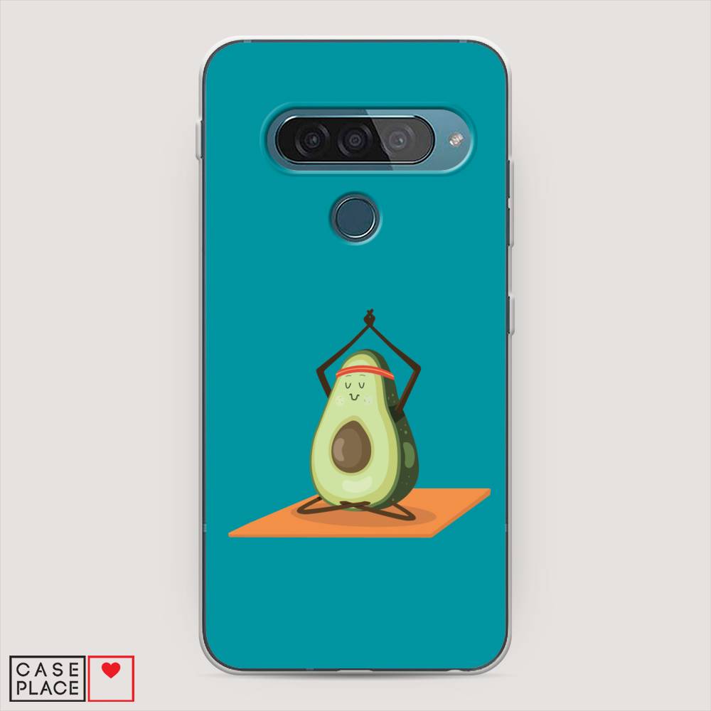 

Чехол для LG G8s ThinQ "Расслабься с авокадо", Голубой, 84050-6