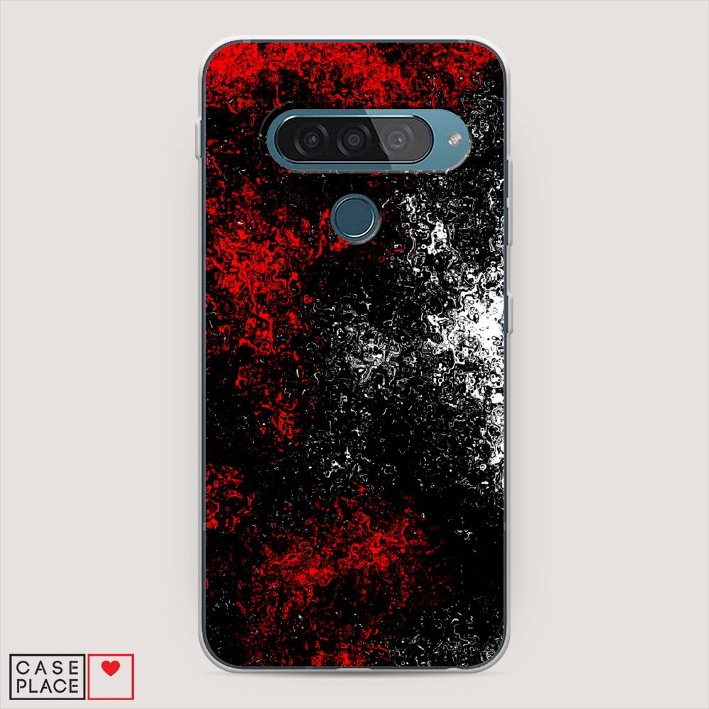 

Чехол для LG G8s ThinQ "Монотипия", Красный;черный;белый, 84050-3