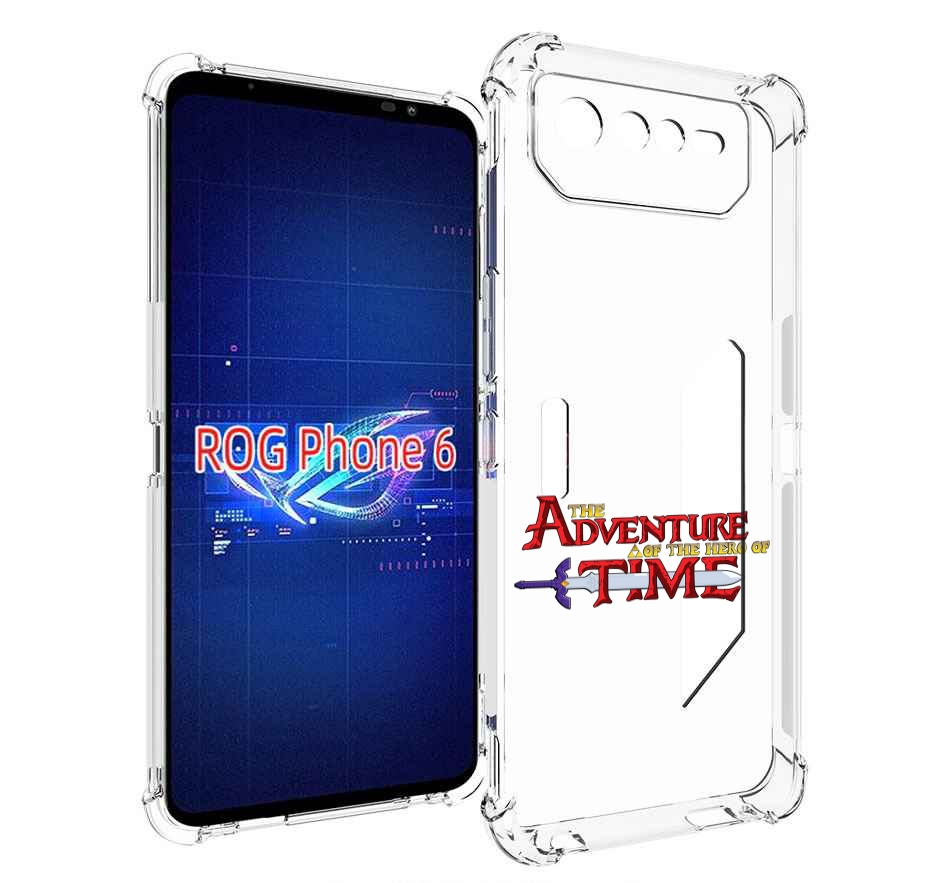 

Чехол MyPads время приключений логотип для Asus ROG Phone 6, Прозрачный, Tocco