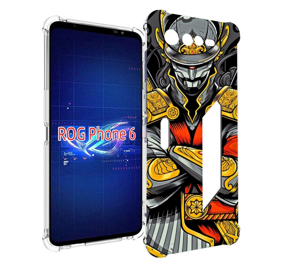 

Чехол MyPads самурай для Asus ROG Phone 6, Прозрачный, Tocco