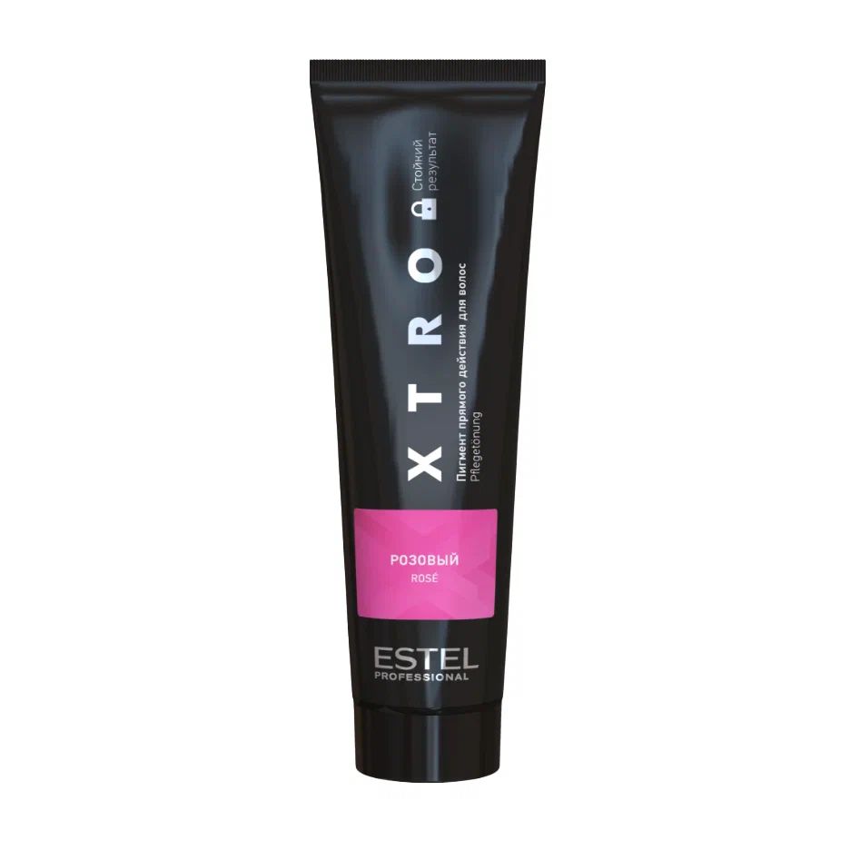 Краска для волос ESTEL XTRO Пигмент прямого действия Black розовый 100 мл краска для волос estel xtro пигмент прямого действия   хвойный 100 мл