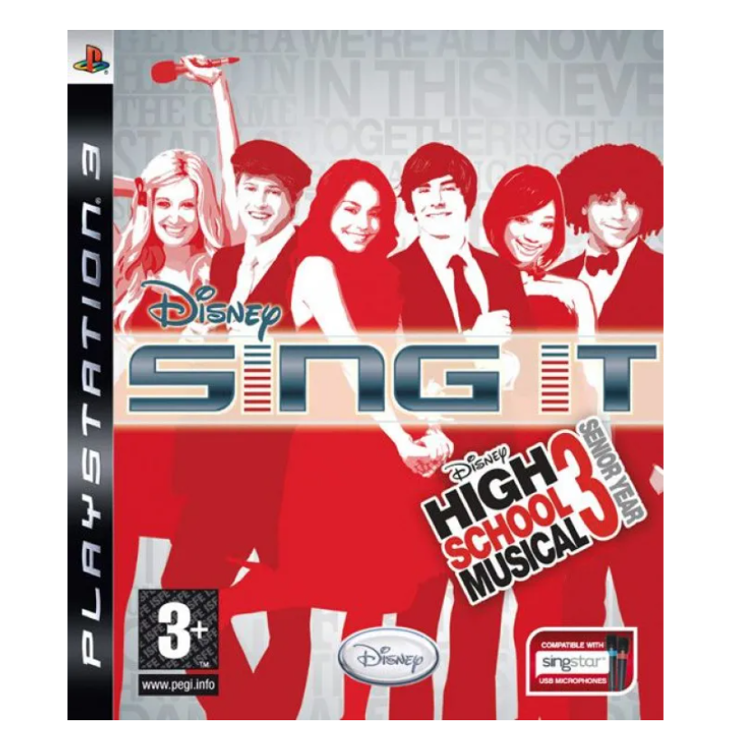 Игра Disney Sing It: High School Musical 3 (PlayStation 3, полностью на английском языке)