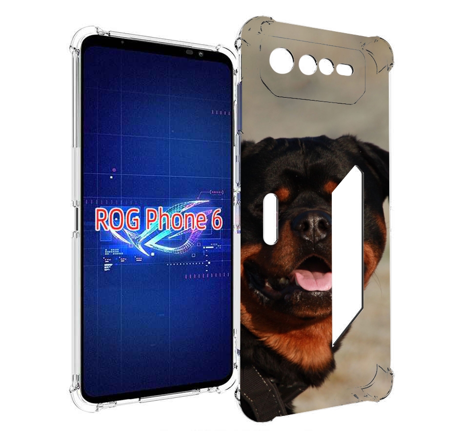 

Чехол MyPads ротвеллер 2 для Asus ROG Phone 6, Прозрачный, Tocco