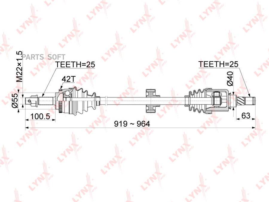 

Привод В Сборе Прав.Nissan Almera Classic(B10) 1.6 At 06> LYNXauto арт. CD-1090A
