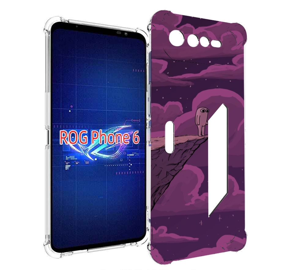 

Чехол MyPads розовая-фасолька для Asus ROG Phone 6, Прозрачный, Tocco