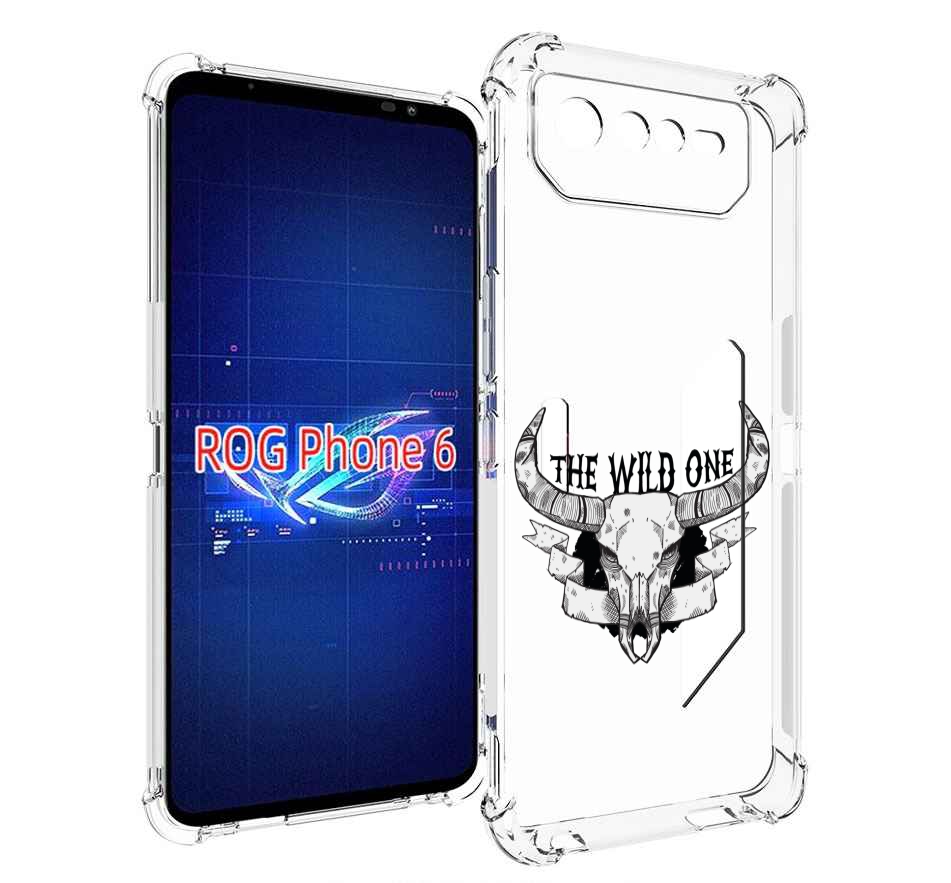 

Чехол MyPads рогатый-череп-оленя для Asus ROG Phone 6, Прозрачный, Tocco