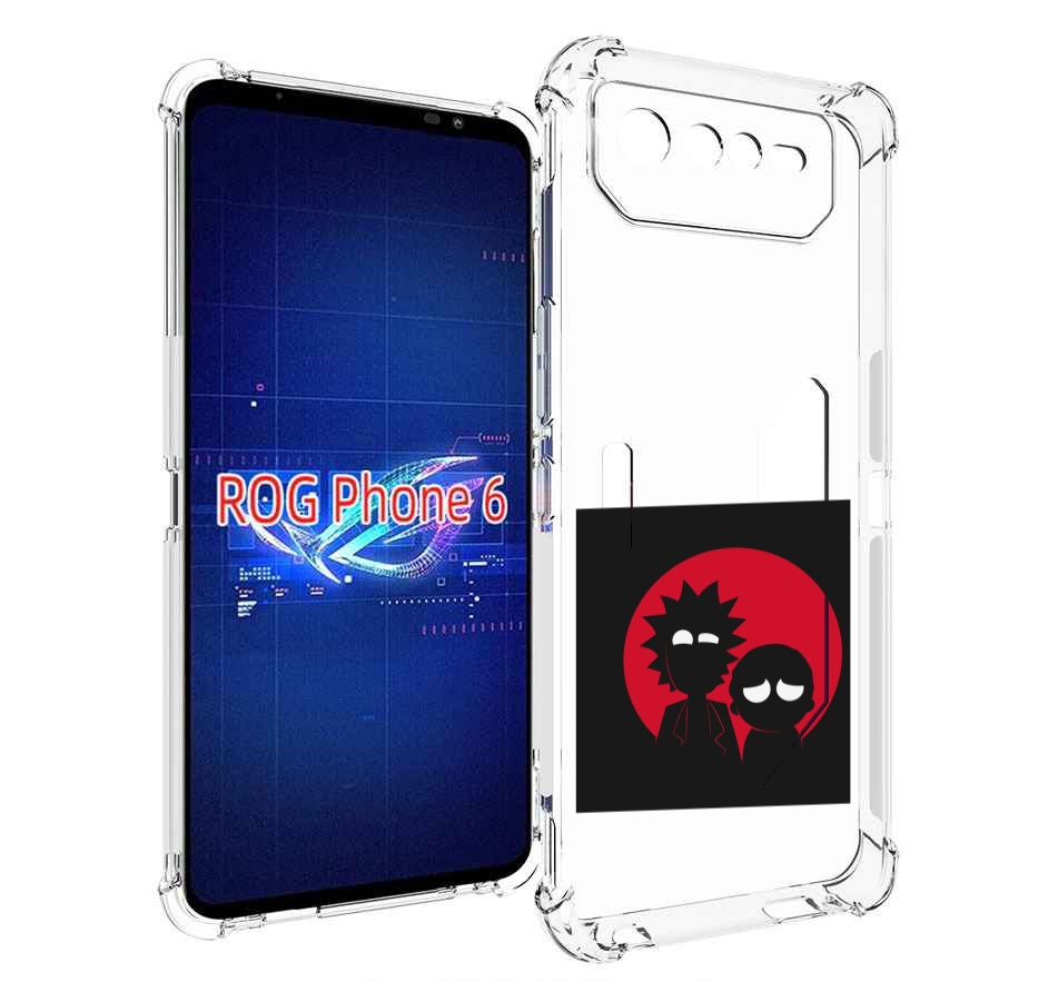 

Чехол MyPads рик и морти в тени для Asus ROG Phone 6, Прозрачный, Tocco