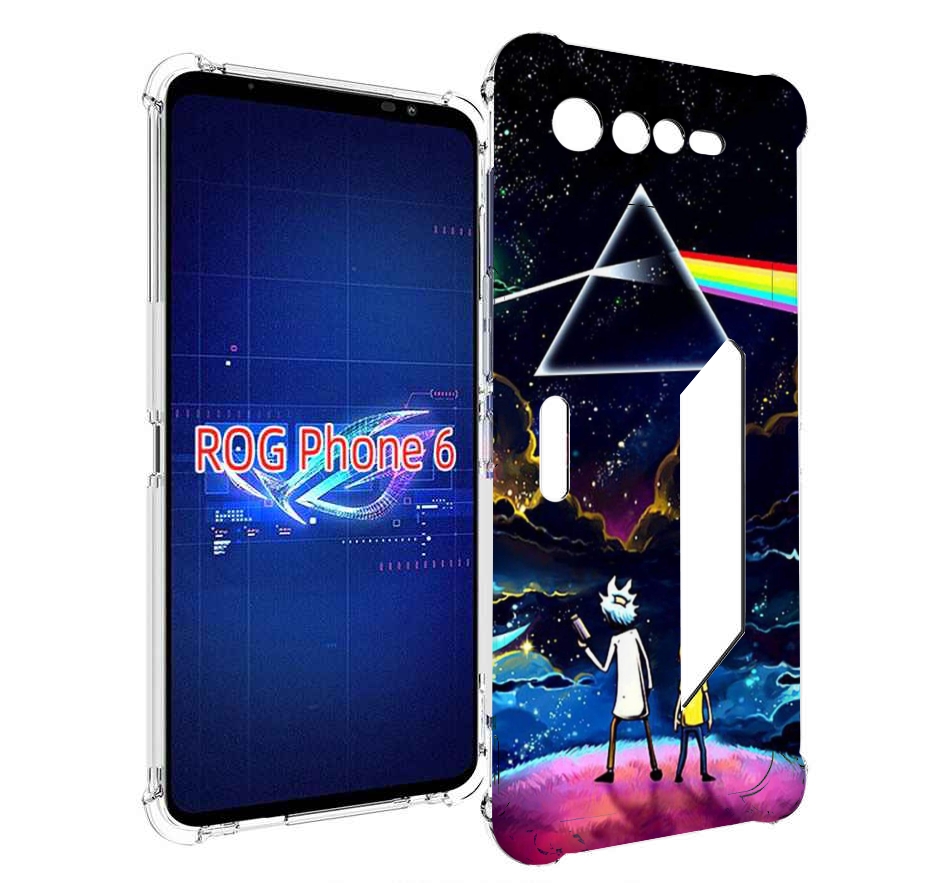 

Чехол MyPads рик и морти в космосе для Asus ROG Phone 6, Прозрачный, Tocco
