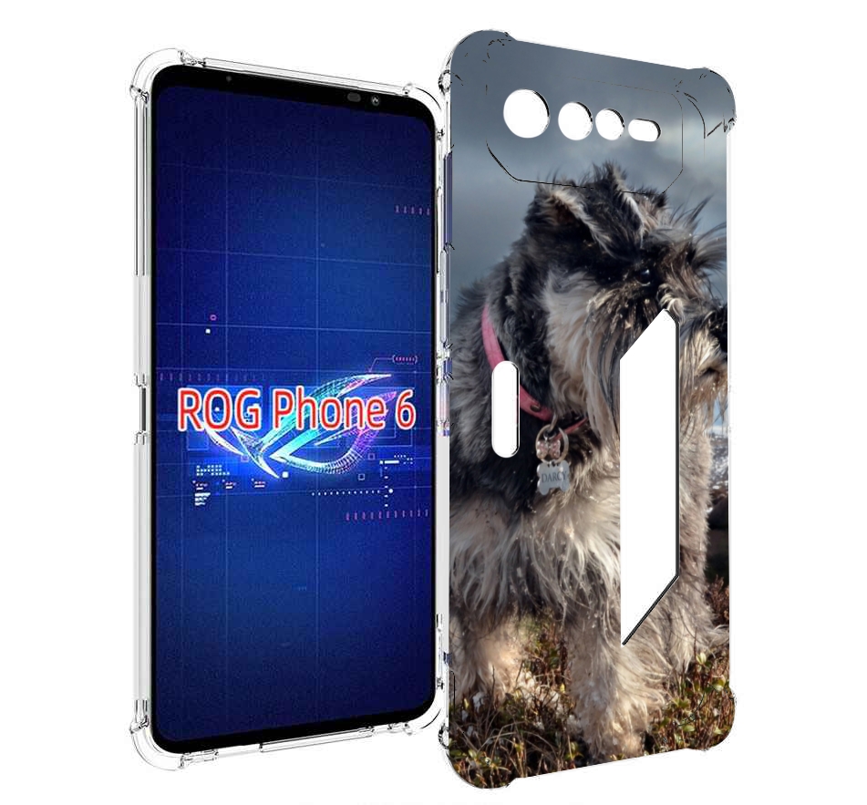 

Чехол MyPads ризеншнауцер 2 для Asus ROG Phone 6, Прозрачный, Tocco