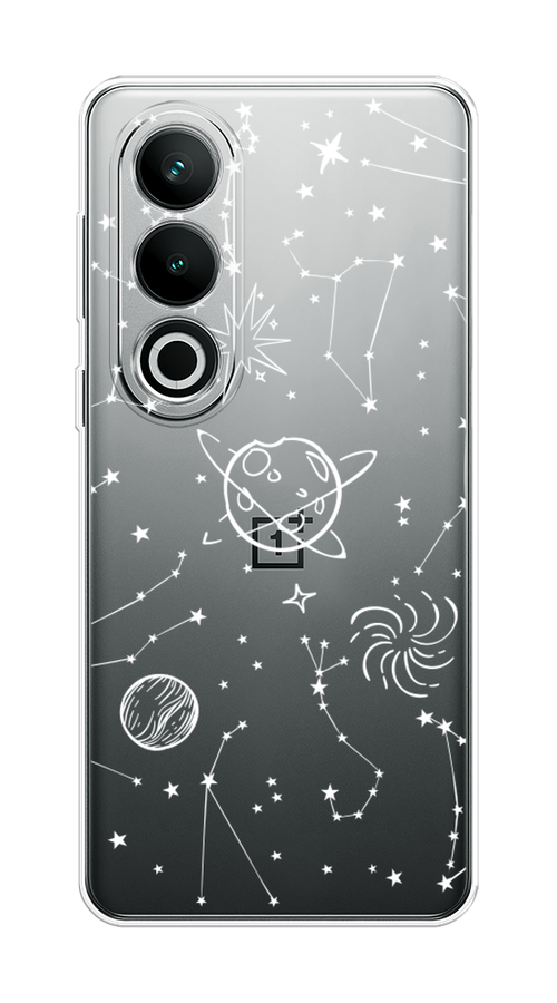 

Чехол на Oneplus Nord CE4 "Планеты в космосе", Белый, 154750-1