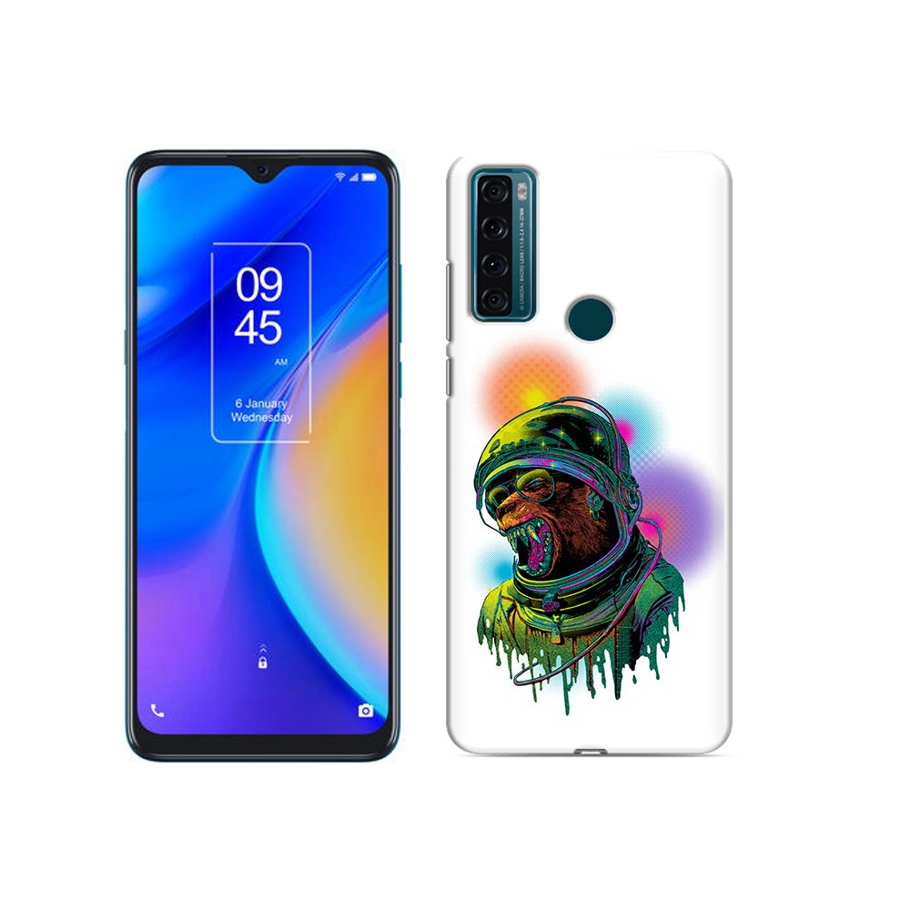 

Чехол MyPads Tocco для TCL 20 SE медведь космонавт, Прозрачный, Tocco