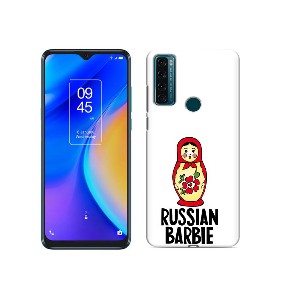 

Чехол MyPads Tocco для TCL 20 SE матрешка, Прозрачный, Tocco