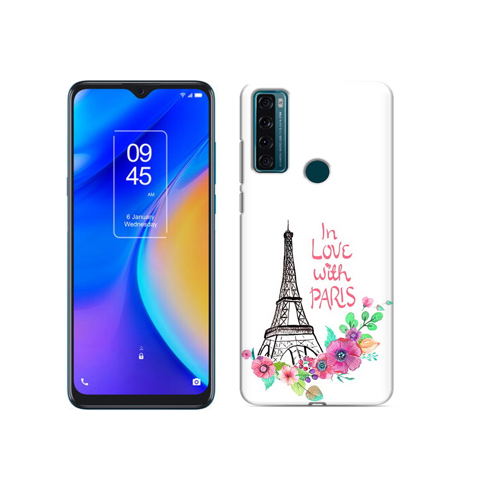 

Чехол MyPads Tocco для TCL 20 SE любимый париж, Прозрачный, Tocco