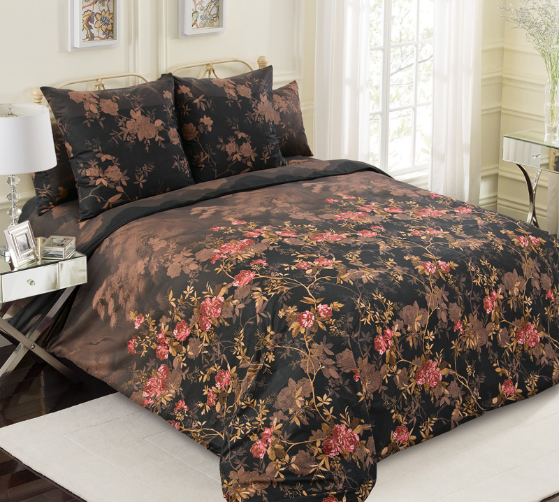 

Наволочки Блаженство комп. 2 кор 50х70 см - 2 шт. Перкаль 100% хлопок, Черный