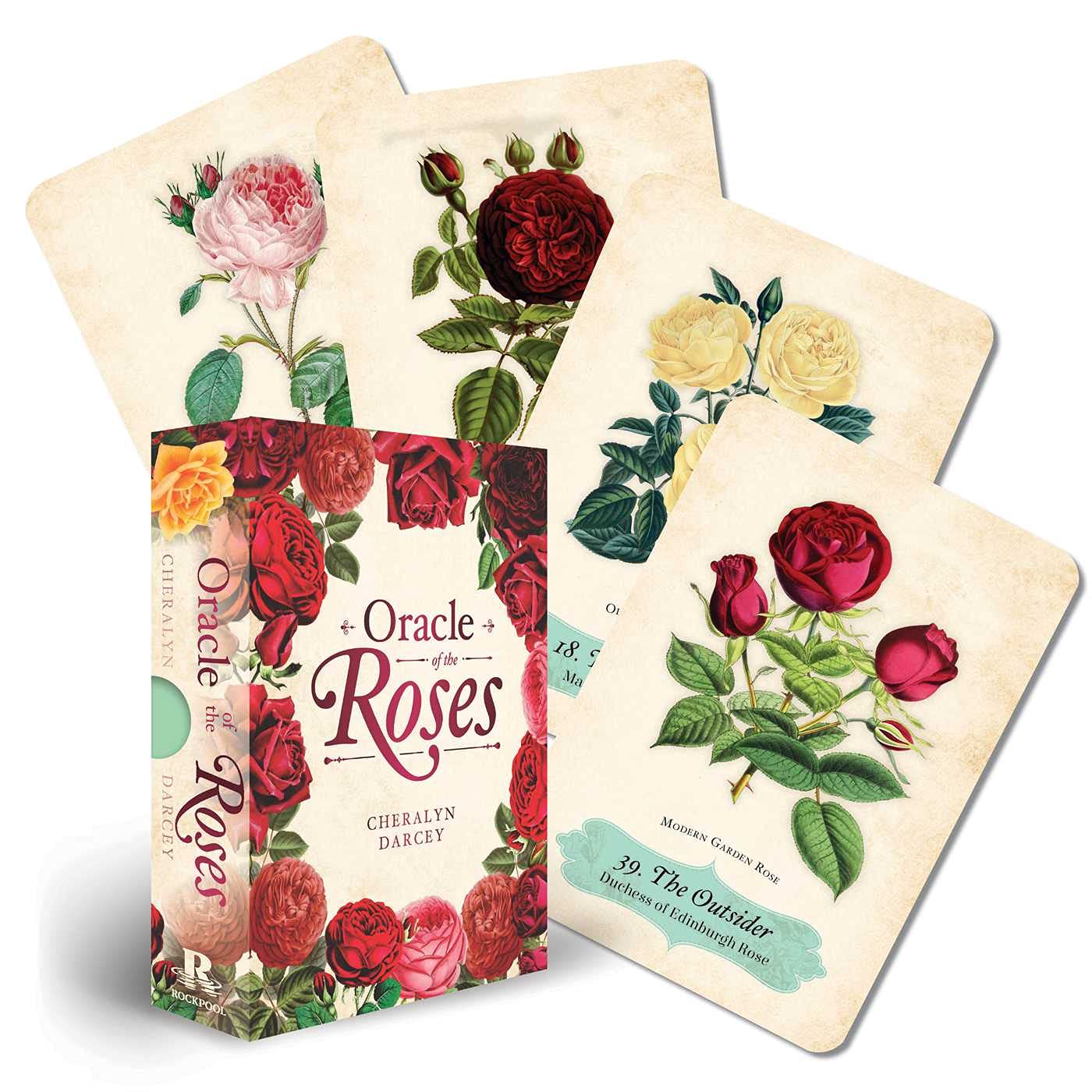 

Oracle of the Roses: 44 Gilded-Edge Full-Color Cards and 144-Page Book. Darcey, Cheralyn