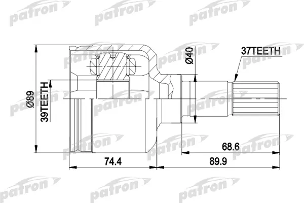 

Шрус PATRON PCV5015