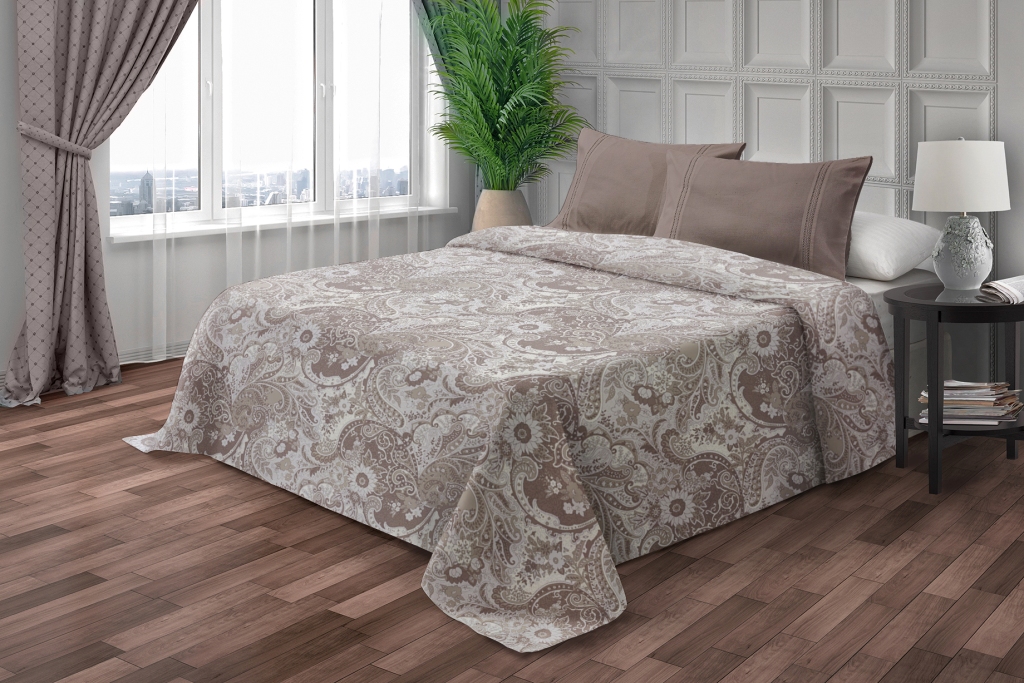 

Наволочка Велсофт Покой в цвет покрывала декоративный 40х40 на молнии