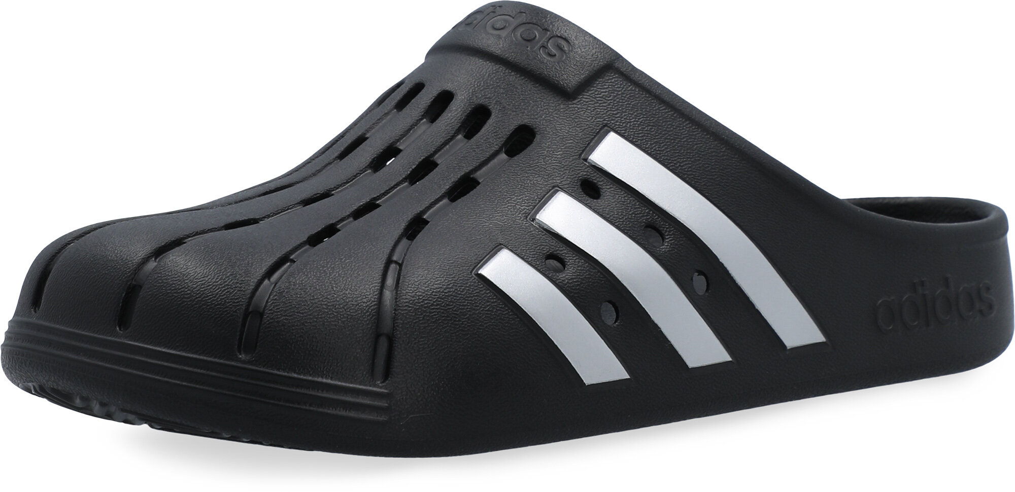 фото Сланцы мужские adidas adilette clog черные 10 uk