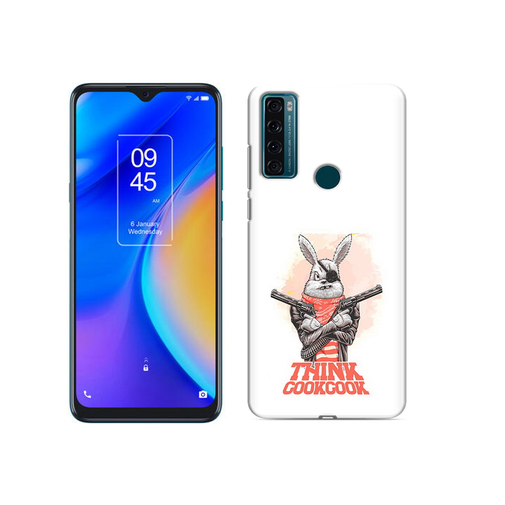 

Чехол MyPads Tocco для TCL 20 SE кролик пират, Прозрачный, Tocco