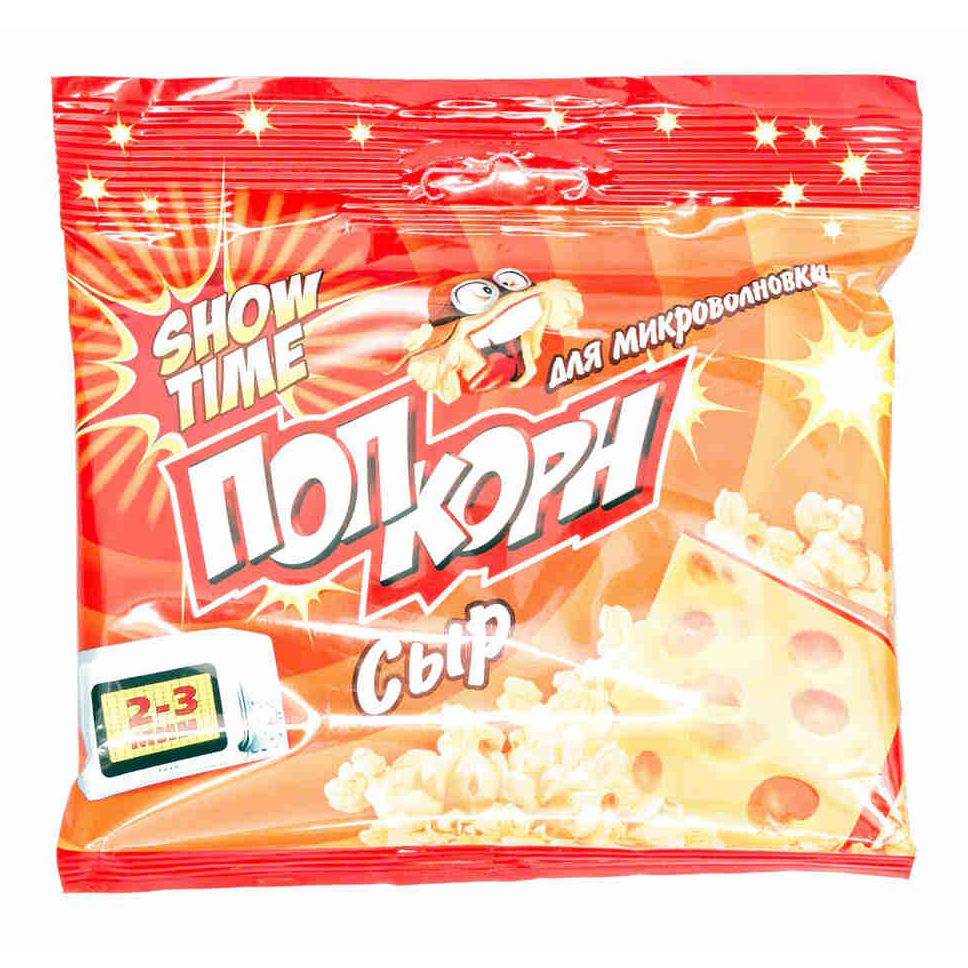 

Попкорн Show Time Сыр 80 г