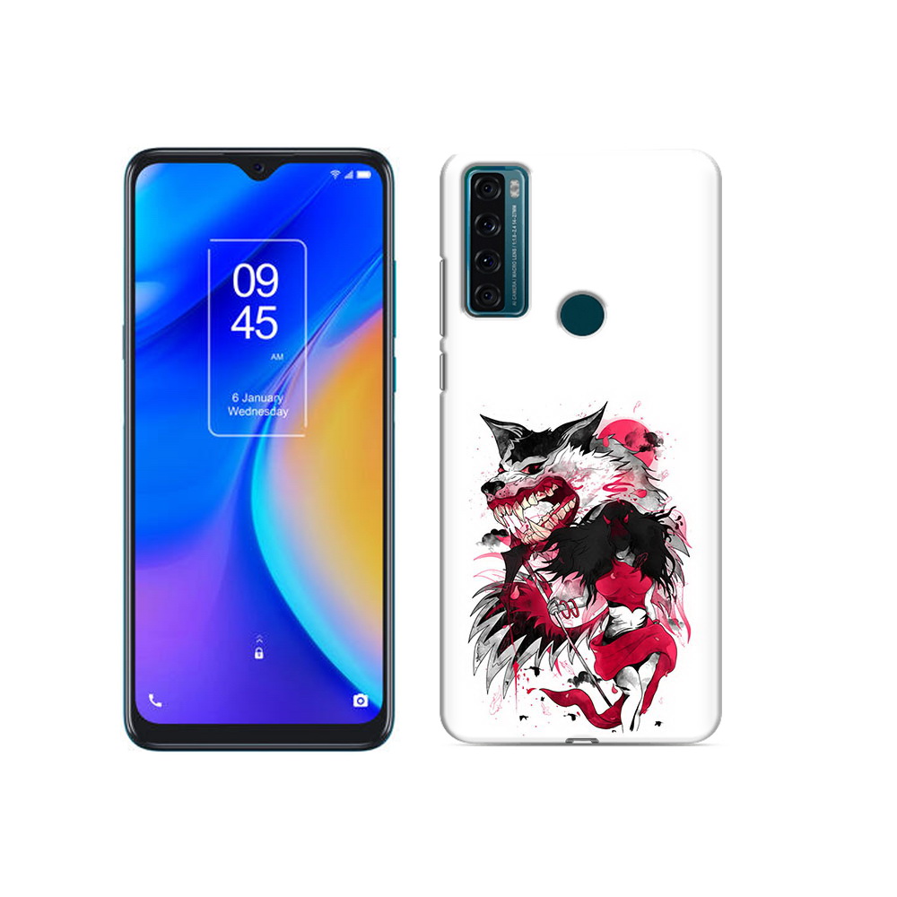 

Чехол MyPads Tocco для TCL 20 SE красная шапочка, Прозрачный, Tocco