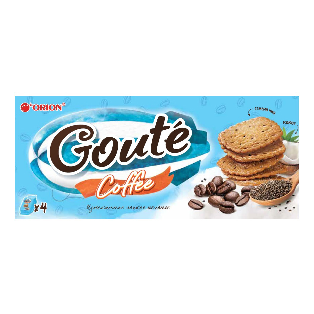 

Крекер Orion Goute кофе 72 г