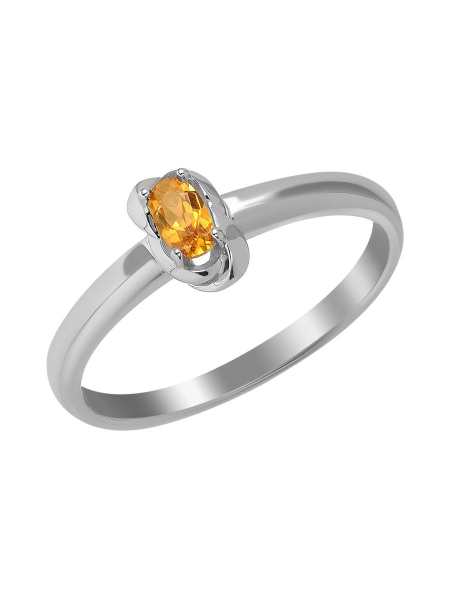 

Кольцо из серебра р. 19 Ювелирочка 1050771, топаз, 1050771