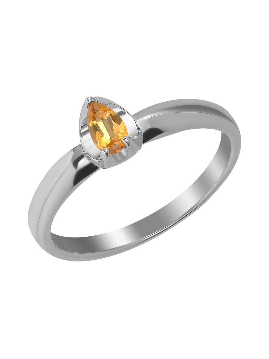 

Кольцо из серебра р. , Ювелирочка 1050768, топаз, 1050768