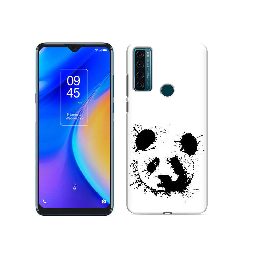 

Чехол MyPads Tocco для TCL 20 SE клякса-панда, Прозрачный, Tocco