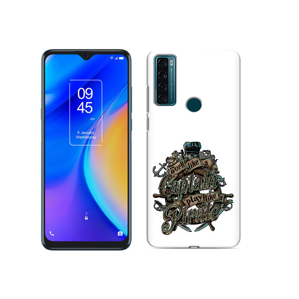 

Чехол MyPads Tocco для TCL 20 SE капитан пиратов, Прозрачный, Tocco
