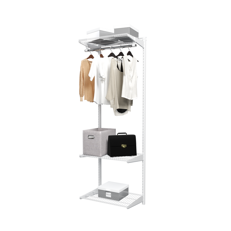 Гардеробная система Титан-GS Готовый комплект 463х450S белая