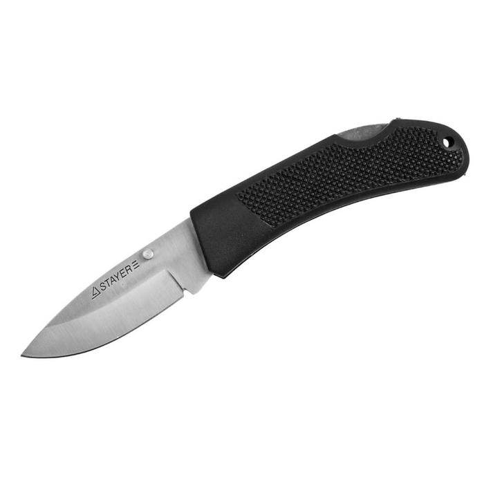 

Нож STAYER 47600-1_z01, складной, с обрезиненной ручкой
