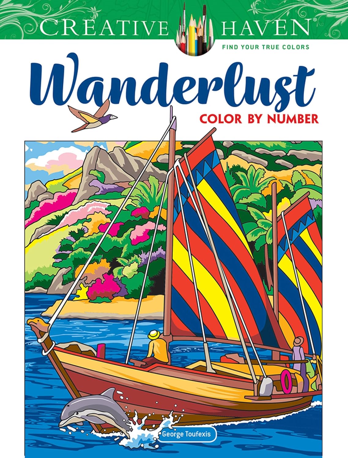 

Creative haven wanderlust color by number. Toufexis, George