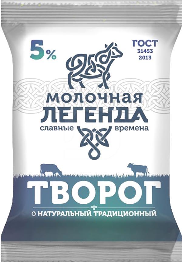 

Творог Молочная легенда 5% бзмж 180 г