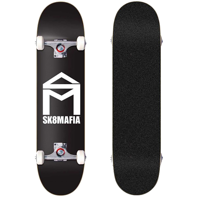 фото Скейтборд sk8mafia house logo complete 80,26x19,68 см white