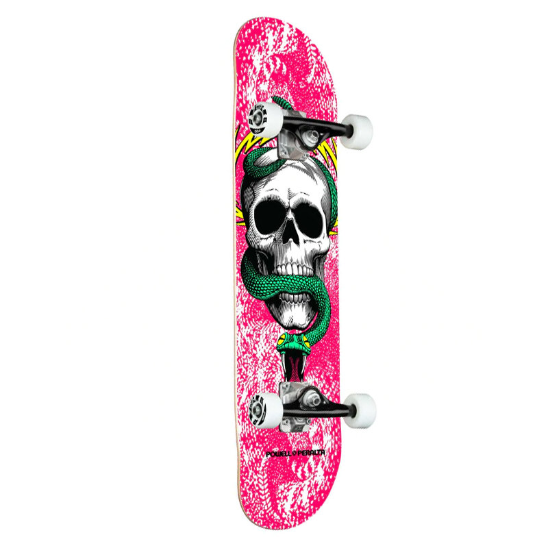 фото Скейтборд powell peralta skull & snake one off 78,8x19,7 см, розовый